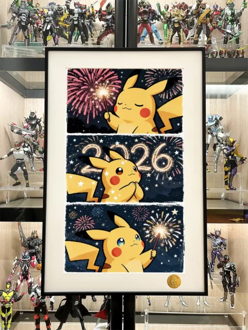 New Year 2026 Pikachu Decorative Painting - Pokemon - Xingkong Studio - Image 2