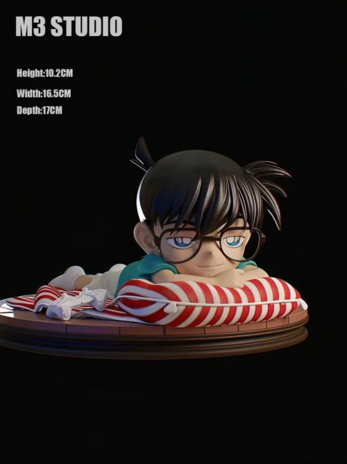 Chibi Ver. Laying Conan Edogawa - Detective Conan Resin Statue - M3 Studios - Image 1