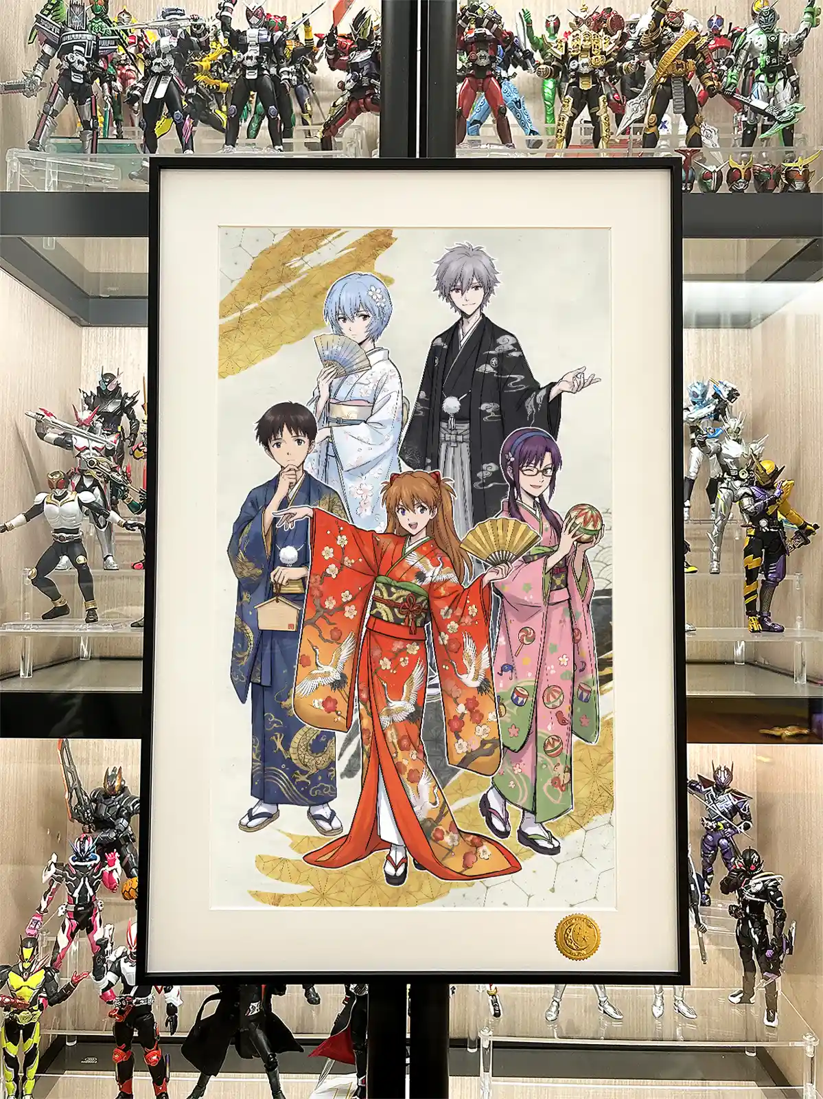 Kimono Ver. Protagonist Decorative Painting - (EVA) Neon Genesis EVAngelion - Xingkong Studio - Image 2