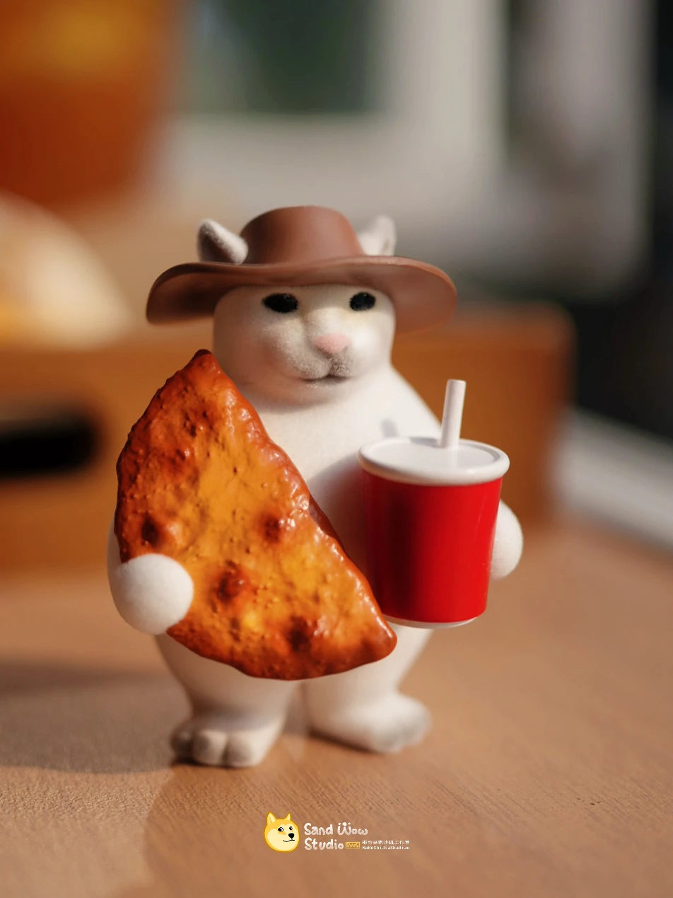 Stupid Cat Meme Series 001 - Original Design Statue - NaKeShiJiaShaDiao Studio - Image 3