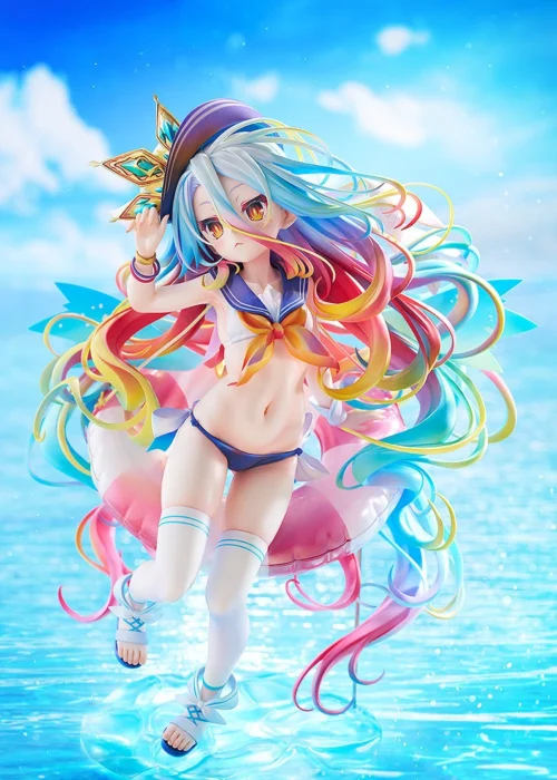 1/7 Scale Sailor-Style Swimsuit Ver. Shiro - NO GAME NO LIFE Official Statue - Good Smile Company - Image 2