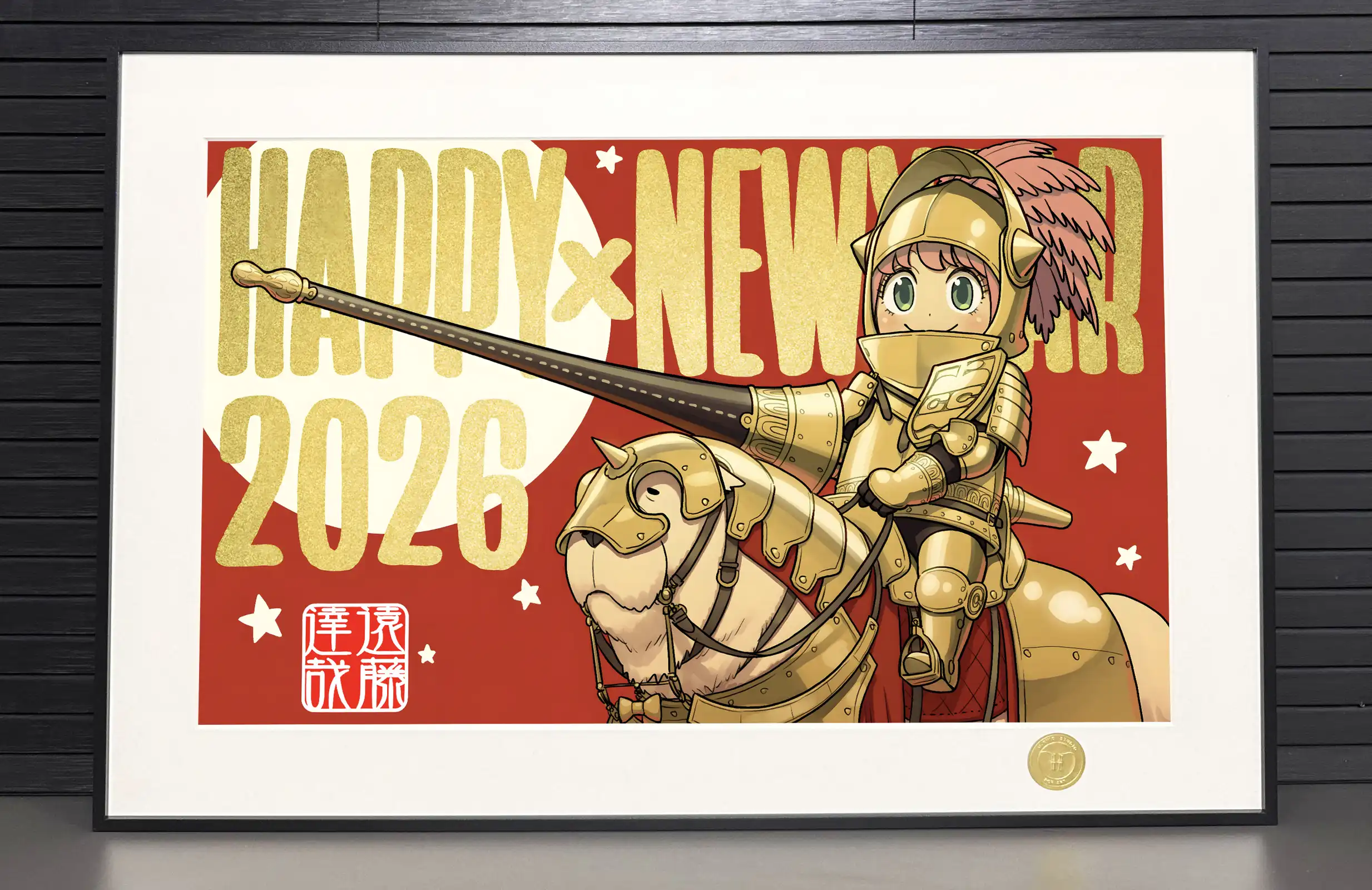 New Year Anya Forger Decorative Painting - SPY X FAMILY - H-TWO Studio - Image 2