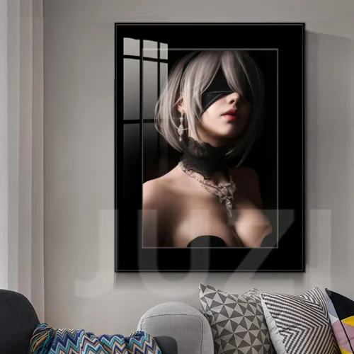 Lace Phantom YoRHa No. 2 Type B Decorative Painting - NieR:Automata Decorative Painting - JuZi Studio - Image 2