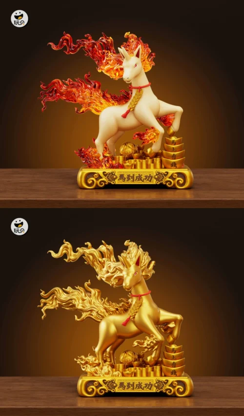 Lucky Rapidash - Pokemon Resin Statue - WanBei Studio - Image 1