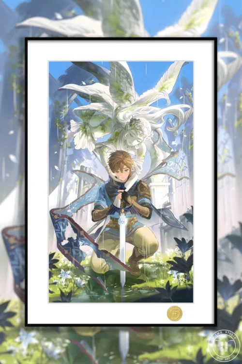 Link Decorative Painting - The Legend of Zelda - H-TWO Studio - Image 1