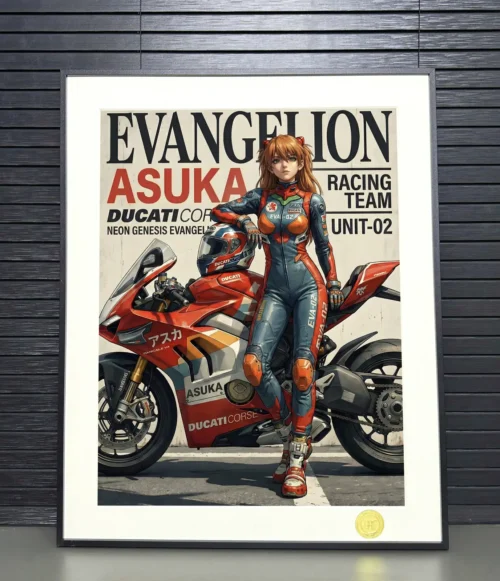 Motorcycle Asuka Langley Soryu Decorative Painting - (EVA) Neon Genesis EVAngelion - H-TWO Studio - Image 2