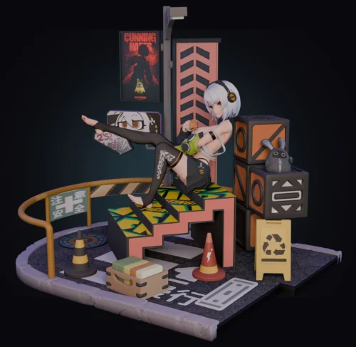 1/6 Scale Anby Demara with LED - Zenless Zone Zero Resin Statue - MIYIN Studios - Image 2