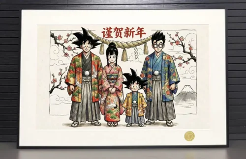 New Year Family Decorative Painting - Dragon Ball - H-TWO Studio - Image 2