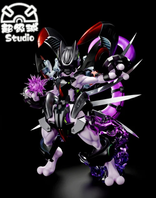 1/20 Scale World Zukan Armored Mewtwo - Pokemon Resin Statue - ChaoJiQiu Studio - Image 2