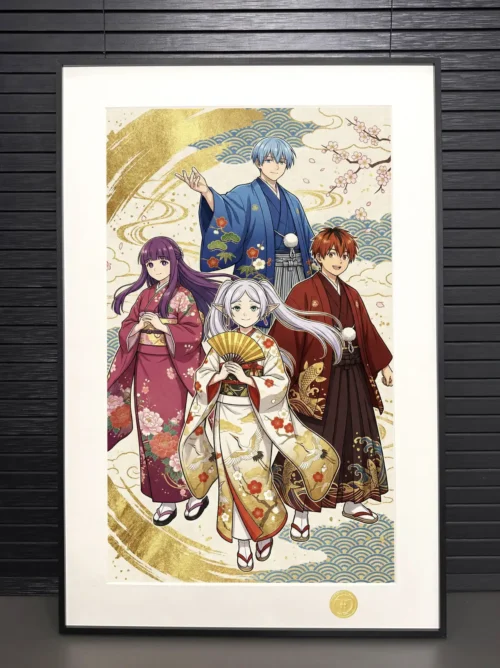 New Year Ver. Protagonists Decorative Painting - Frieren: Beyond Journey's End - H-TWO Studio - Image 2