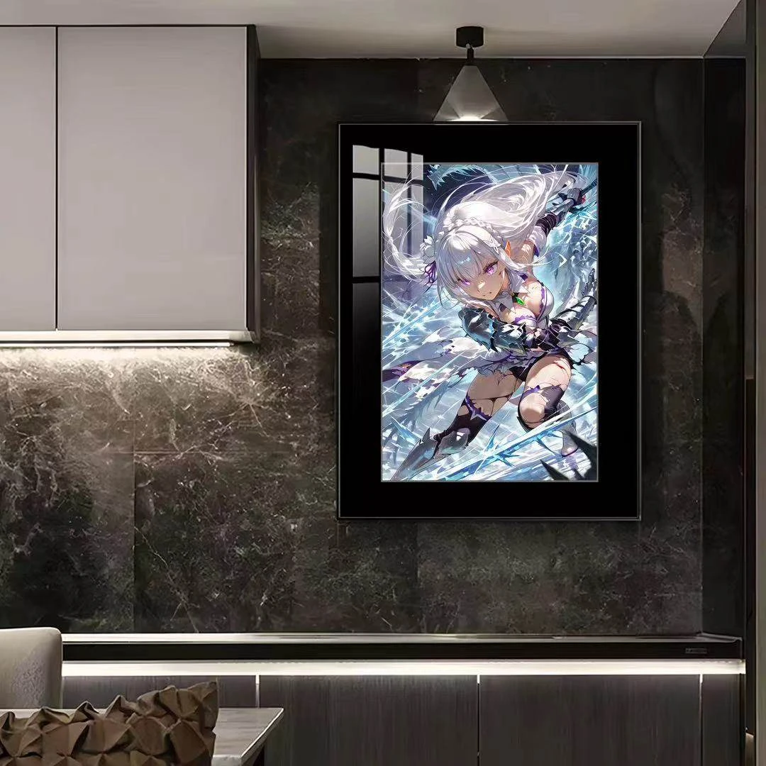 Battle Mode Emilia Decorative Painting - Re:Starting Life From Zero in a Different World Decorative Painting - JuZi Studio - Image 4