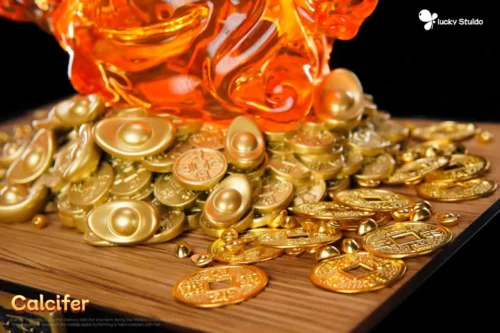 Calcifer Light Firecrackers with LED - Howl's Moving Castle Resin Statue - lucky Studio - Image 2