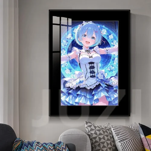 Youthful Rem Decorative Painting - Re:Starting Life From Zero in a Different World Decorative Painting - JuZi Studio - Image 2