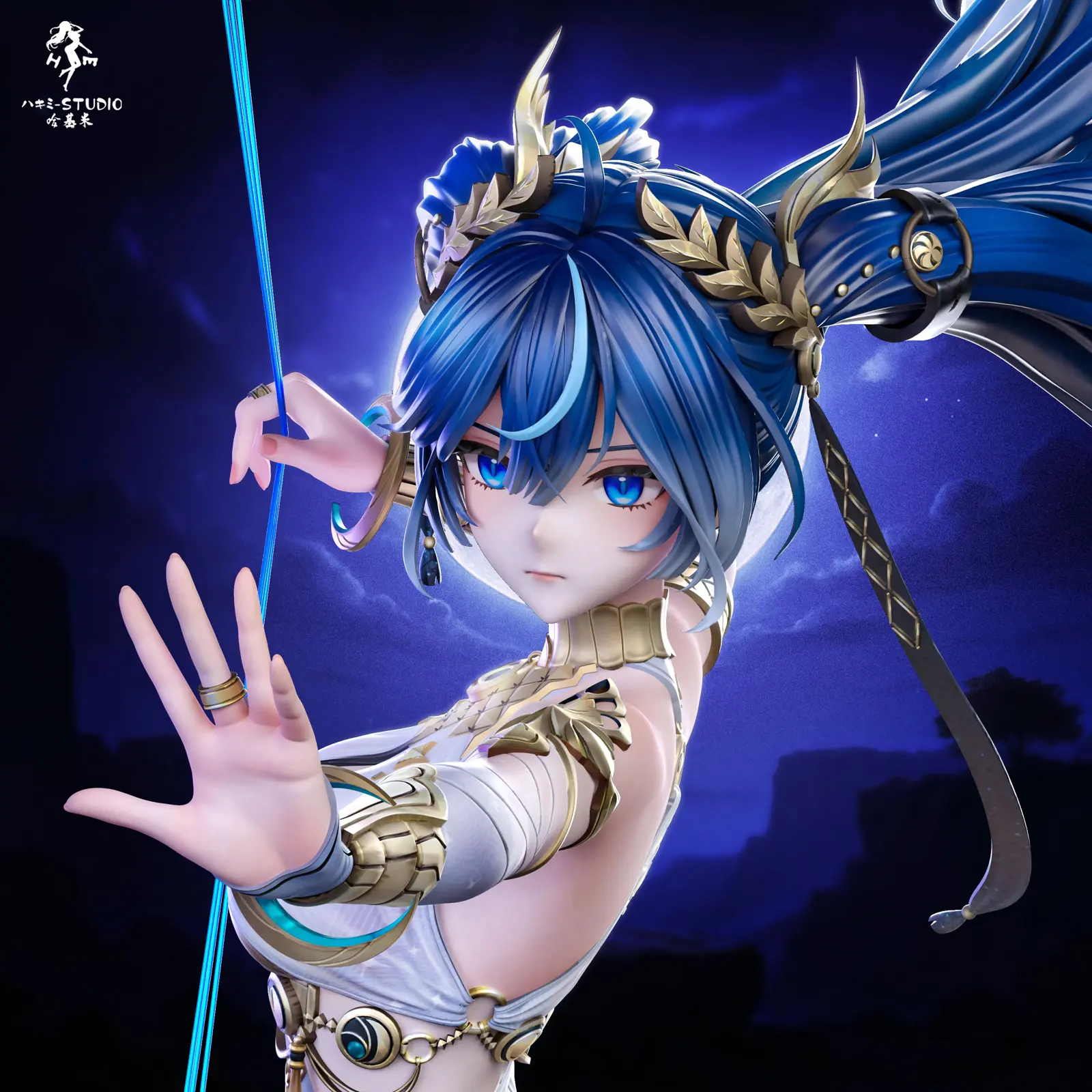 1/6 Scale Drawing Bow Iuno - Wuthering Waves Resin Statue - HaJiMi Studio - Image 9