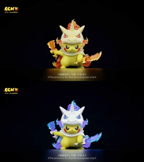 Year of Horse Limited Rapidash Cosplay Pikachu - Pokemon Resin Statue - ECHO_Studio - Image 1