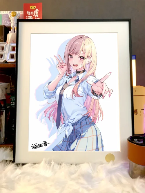 Smiling Marin Kitagawa Decorative Painting - My Dress-Up Darling - Xingkong Studio - Image 2