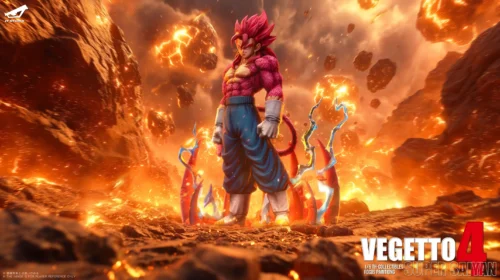 Super Saiyan 4 Vegetto - Dragon Ball Resin Statue - JY Studio - Image 1