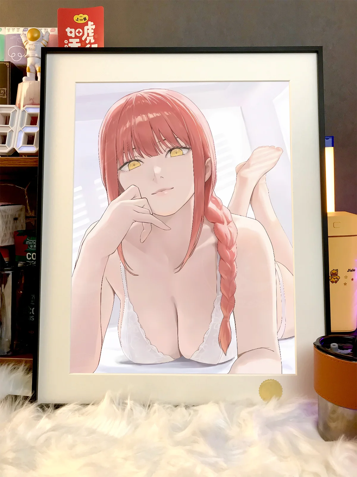 Bra Ver. Laying Makima Decorative Painting - Chainsaw Man - Xingkong Studio - Image 2