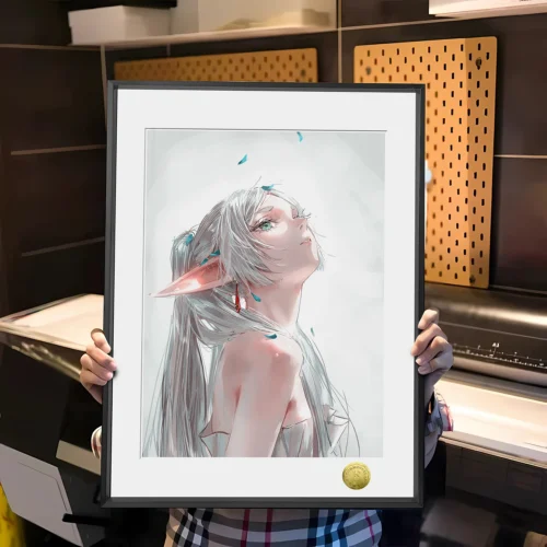 A3 & 4K Size Aesthetic Frieren Decorative Painting - Frieren: Beyond Journey's End Decoration Painting - HuangGua Studio - Image 1