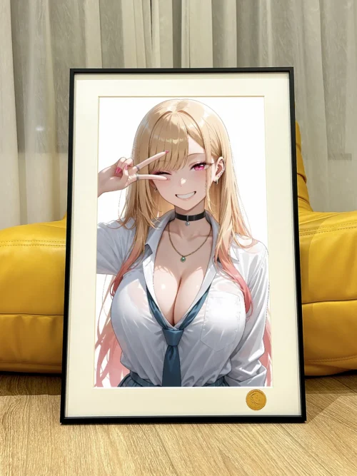 Winking Marin Kitagawa Decorative Painting - My Dress-Up Darling - Xingkong Studio - Image 1