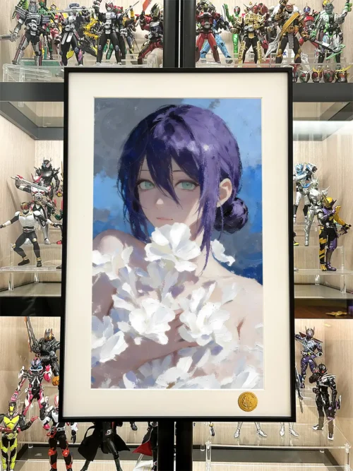 White Flowers Reze Decorative Painting - Chainsaw Man - Xingkong Studio - Image 2