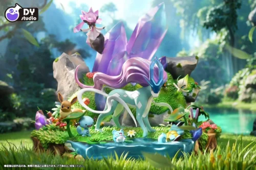 Sunny Afternoon of Suicune & Pokemon - Pokemon Resin Statue - DY Studio - Image 1