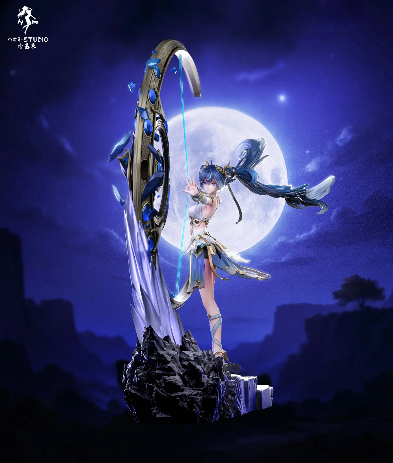 1/6 Scale Drawing Bow Iuno - Wuthering Waves Resin Statue - HaJiMi Studio - Image 3