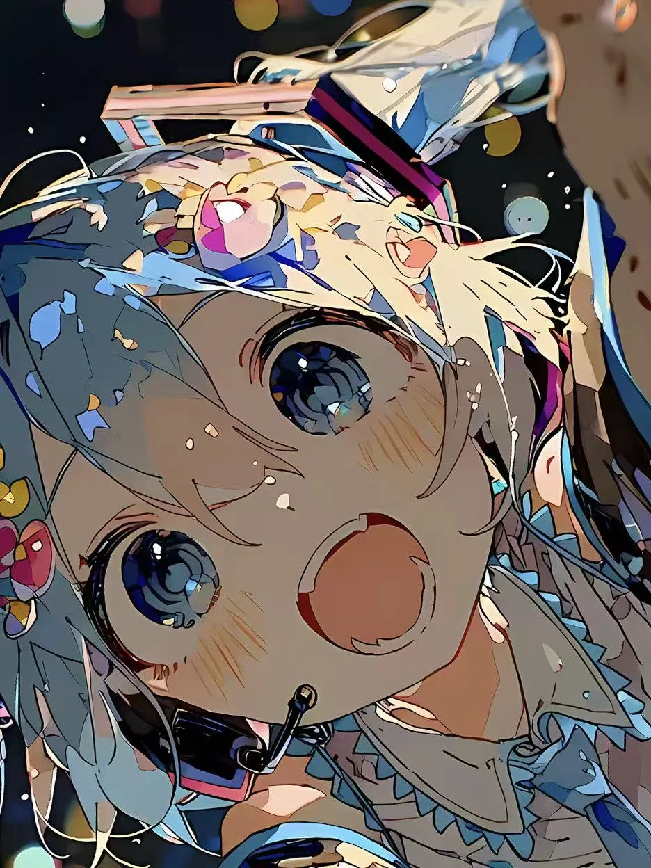 Highlight Hatsune Miku Decorative Painting - VOCALOID - Xingkong Studio - Image 4