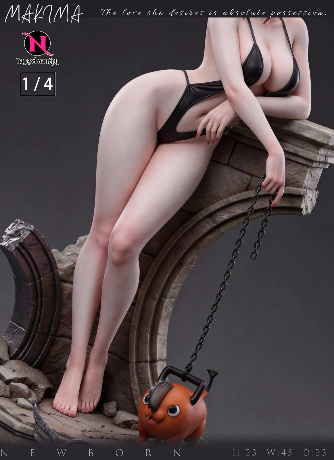 1/4 Scale Makima - Chainsaw Man Resin Statue - NewBorn Studio - Image 5