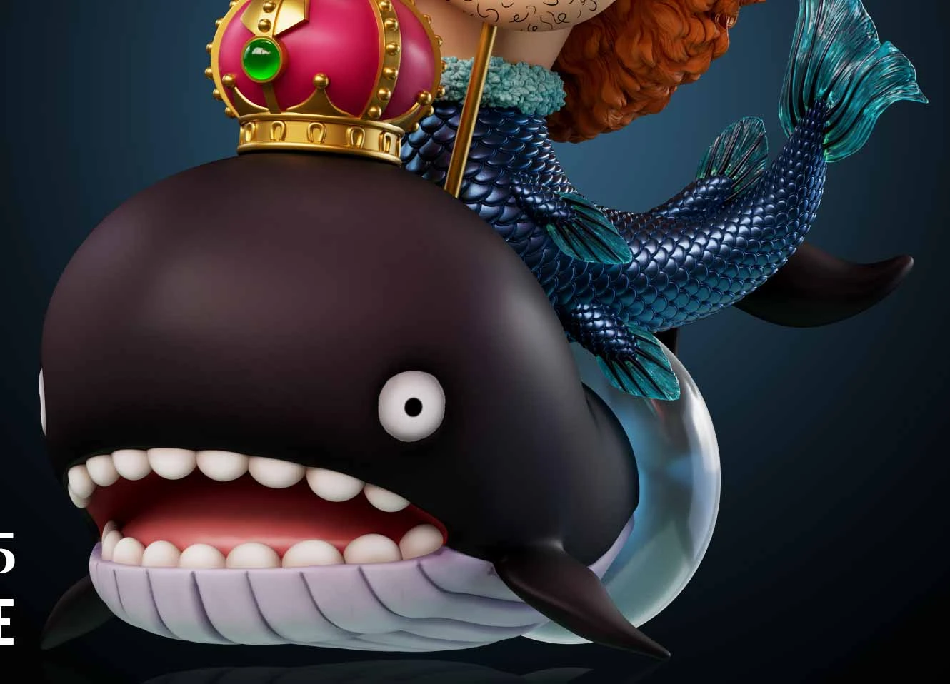 Fish-Man Island Series 005 Neptune & Hoe - ONE PIECE Resin Statue - YZ Studios - Image 4