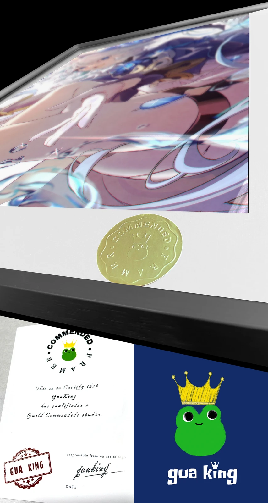 A3 & 4K Size Fontaine Furina Decorative Painting - Genshin Impact Decoration Painting - HuangGua Studio - Image 4