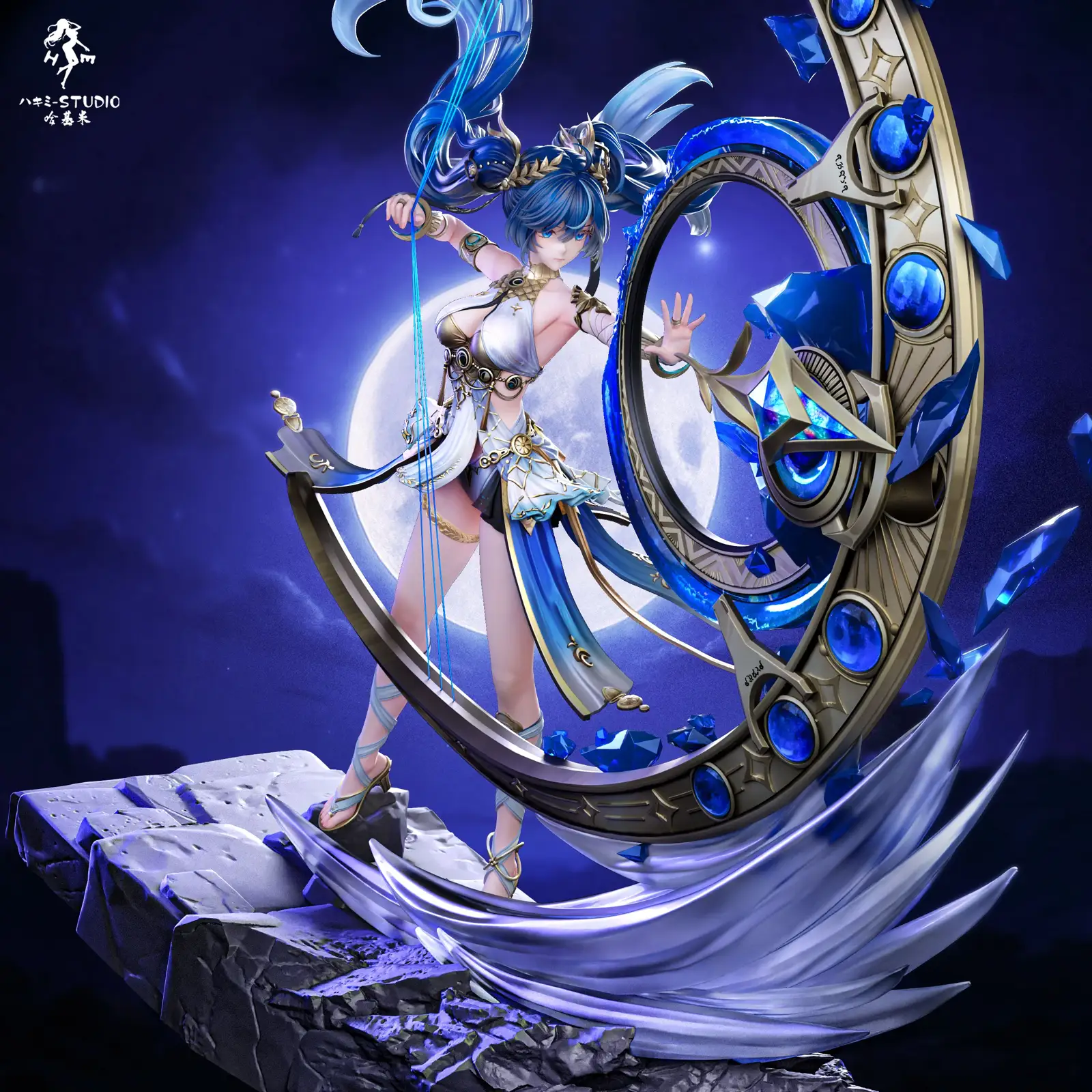 1/6 Scale Drawing Bow Iuno - Wuthering Waves Resin Statue - HaJiMi Studio - Image 5