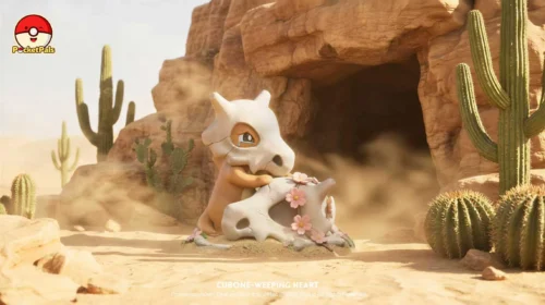 1/20 & 1/10 Scale World Zukan Alone Cubone - Pokemon Resin Statue - PocketPals Studio - Image 2