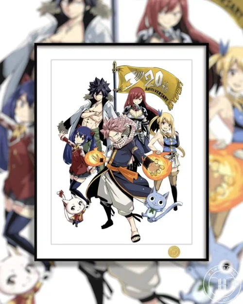 20th Anniversary Poster Decorative Painting - Fairy Tail - H-TWO Studio - Image 1