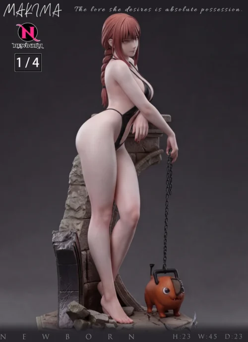 1/4 Scale Makima - Chainsaw Man Resin Statue - NewBorn Studio - Image 2