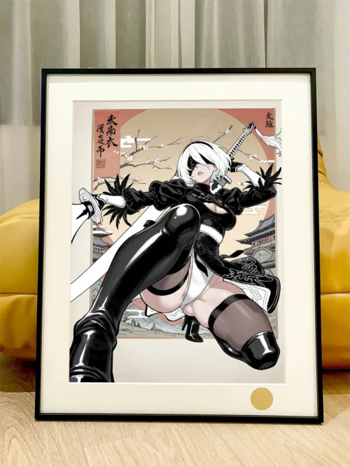 Japanese Style YoRHa No. 2 Type B Decorative Painting - NieR:Automata - Xingkong Studio - Image 1