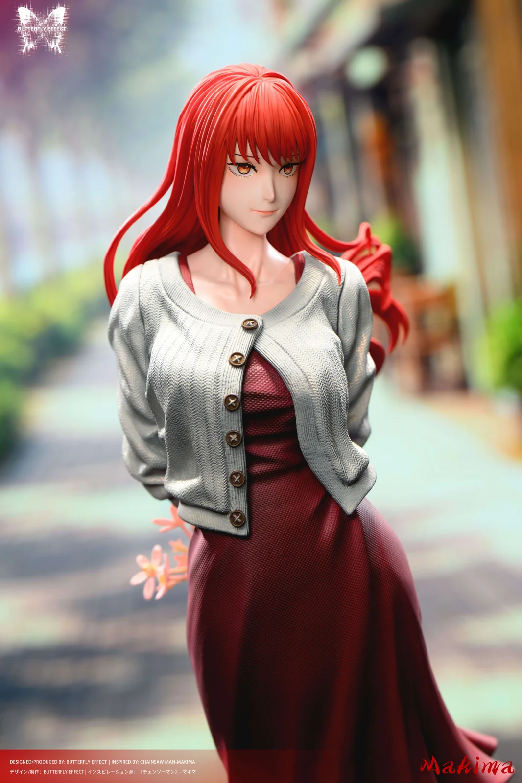 Reze & Makima - Chainsaw Man Resin Statue - Butterfly Effect Studio - Image 5