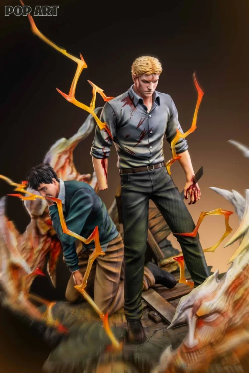 1/6 Scale Reiner Braun & Bertolt Hoover - Attack On Titan Resin Statue - POP.ART Studio - Image 2