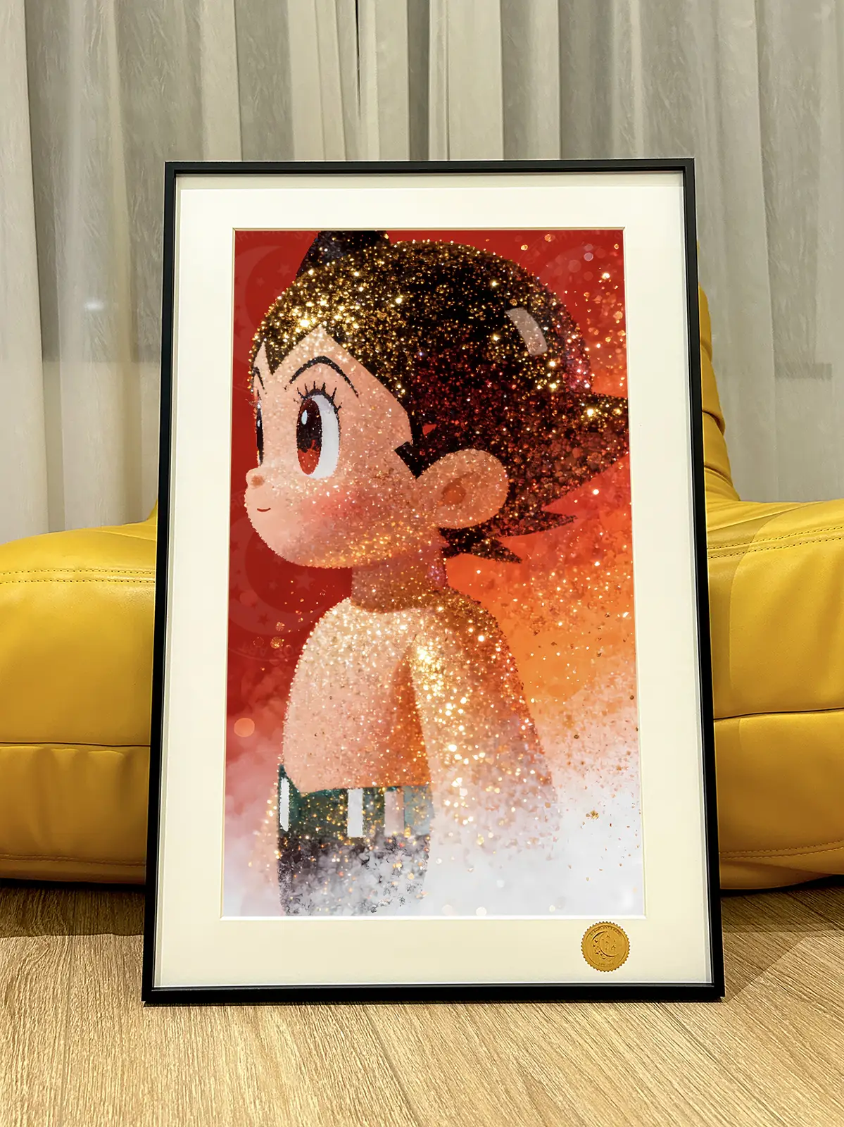 Gold ATOM Decorative Painting - Astro Boy - Xingkong Studio - Image 1