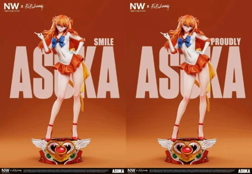 1/6 & 1/4 Scale Sailor Suit Asuka Langley Soryu - Sailor Moon (EVA) Neon Genesis EVAngelion Resin Statue - Night Wing Studio - Image 1