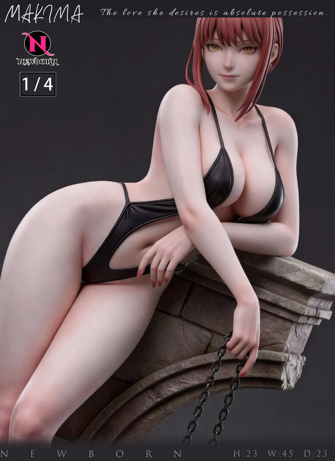 1/4 Scale Makima - Chainsaw Man Resin Statue - NewBorn Studio - Image 4