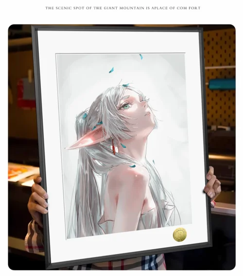 A3 & 4K Size Aesthetic Frieren Decorative Painting - Frieren: Beyond Journey's End Decoration Painting - HuangGua Studio - Image 2