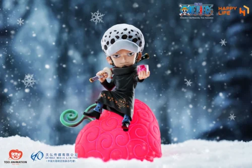 Licensed Devil Fruit Series Trafalgar D. Water Law Sound-Activated Night Lamp with LED - ONE PIECE Statue - HAPPY LIFE Studio - Image 2