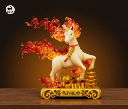 Lucky Rapidash - Pokemon Resin Statue - WanBei Studio - Image 2