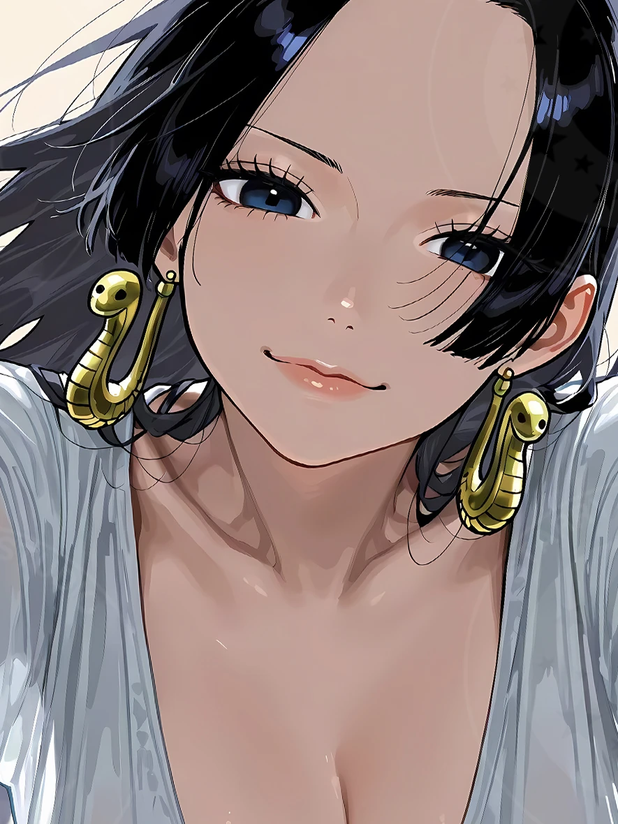 Short Sleeves Ver. Boa Hancock Decorative Painting - ONE PIECE - Xingkong Studio - Image 3