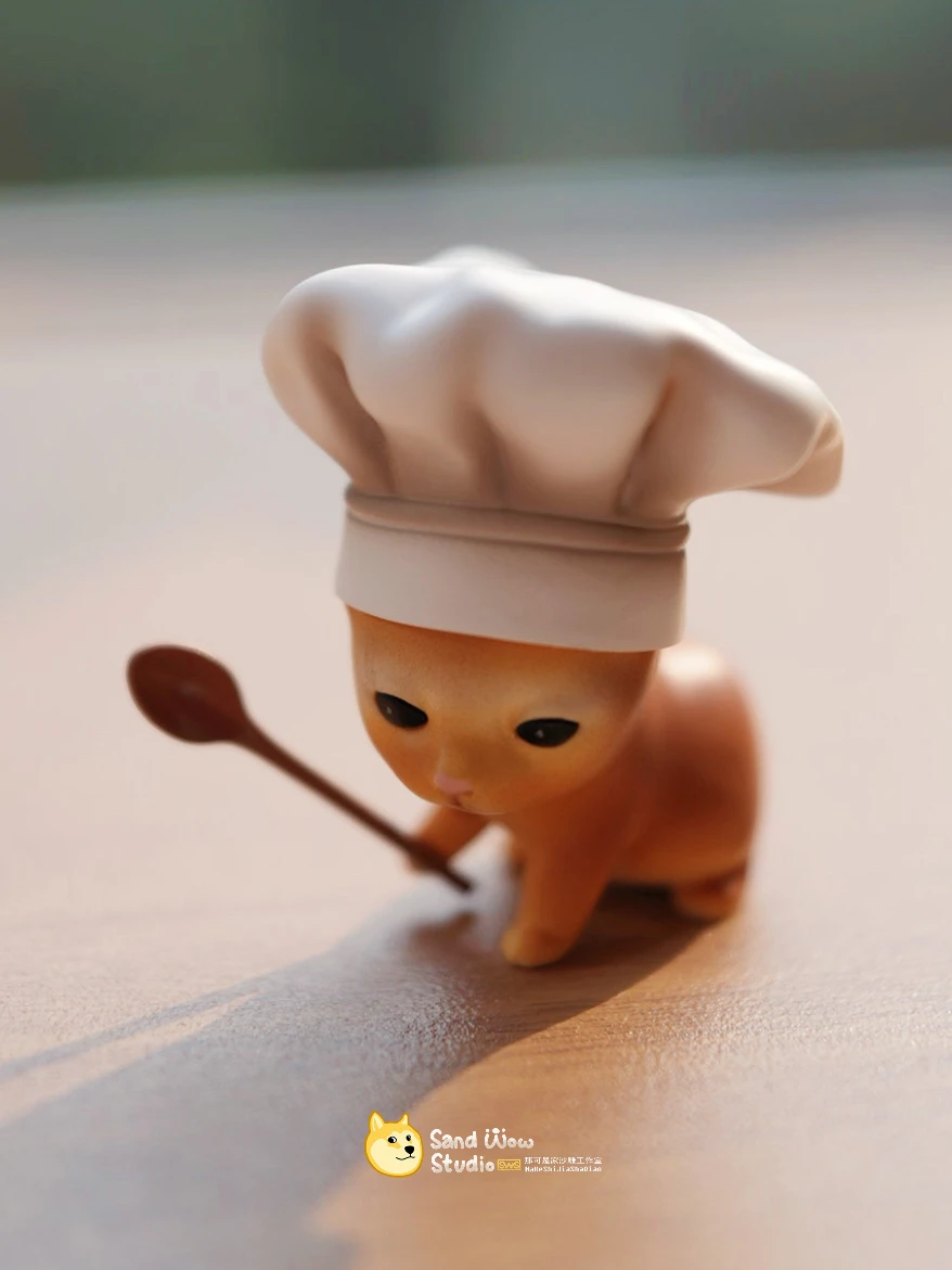 Stupid Cat Meme Series 001 - Original Design Statue - NaKeShiJiaShaDiao Studio - Image 12