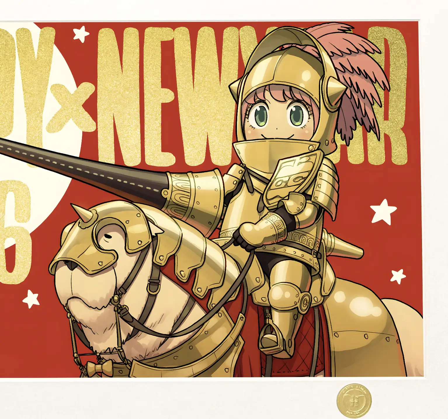 New Year Anya Forger Decorative Painting - SPY X FAMILY - H-TWO Studio - Image 4