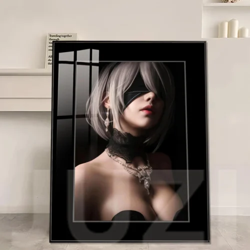 Lace Phantom YoRHa No. 2 Type B Decorative Painting - NieR:Automata Decorative Painting - JuZi Studio - Image 1