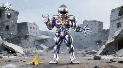 Metal Etemon - Digimon Statue - Genesis-Studio - Image 1