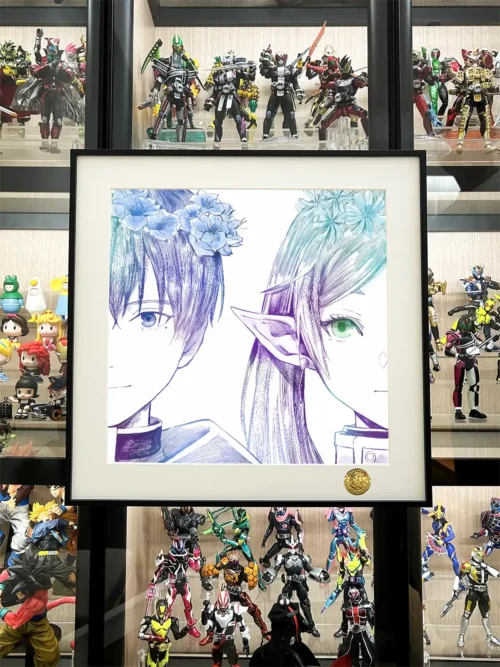 Colourful Frieren & Himmel Decorative Painting - Frieren: Beyond Journey's End - Xingkong Studio - Image 2